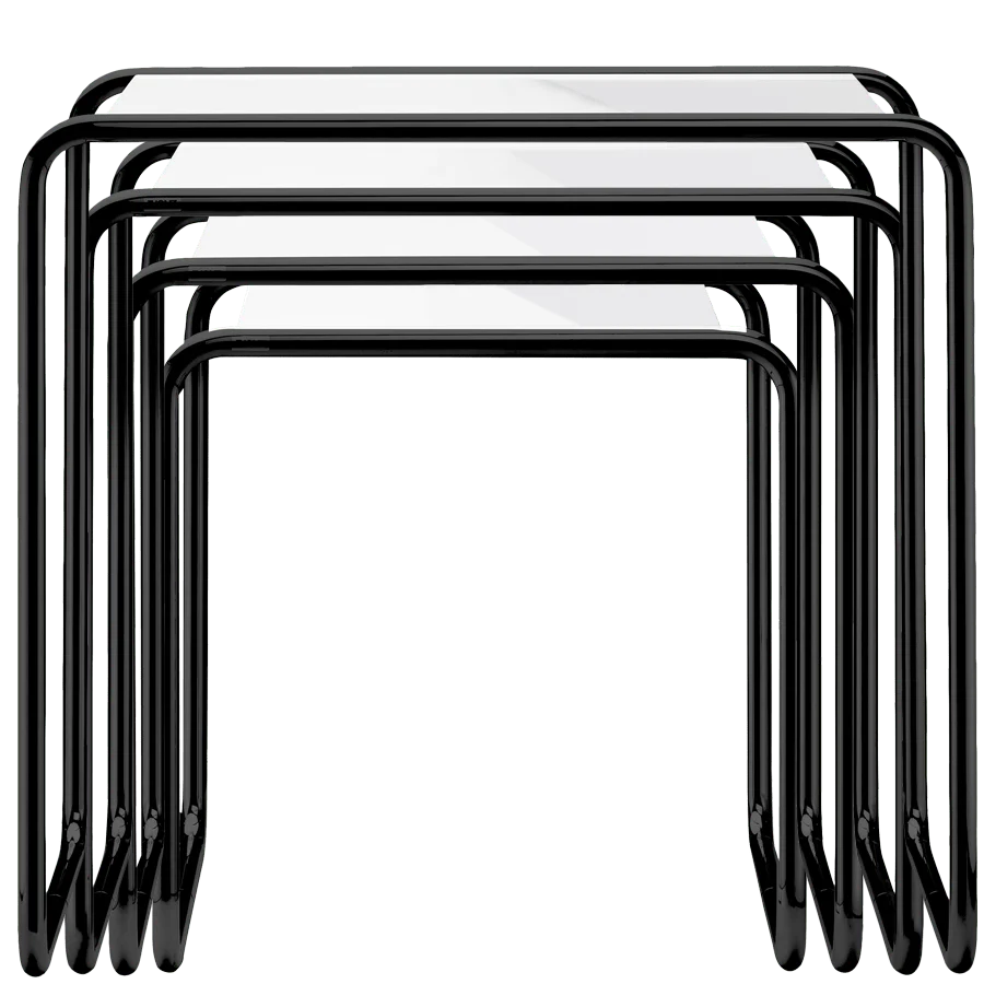 B 9 THONET NESTING TABLES - Image 3
